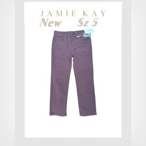NEW SZ 5 Jamie Kay mauve pink adjustable jeans